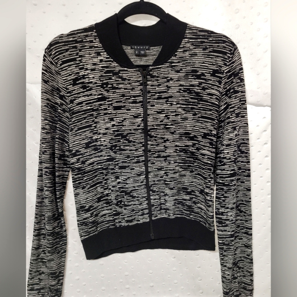 Theory Knit Bomber Jacket